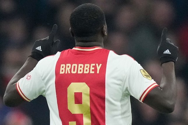 Penyerang Ajax Amsterdam, Brian Brobbey (c) AFC Ajax